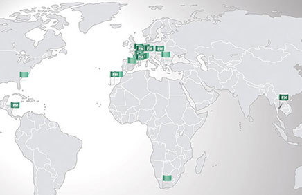 Locations of the Porta Mondial AG